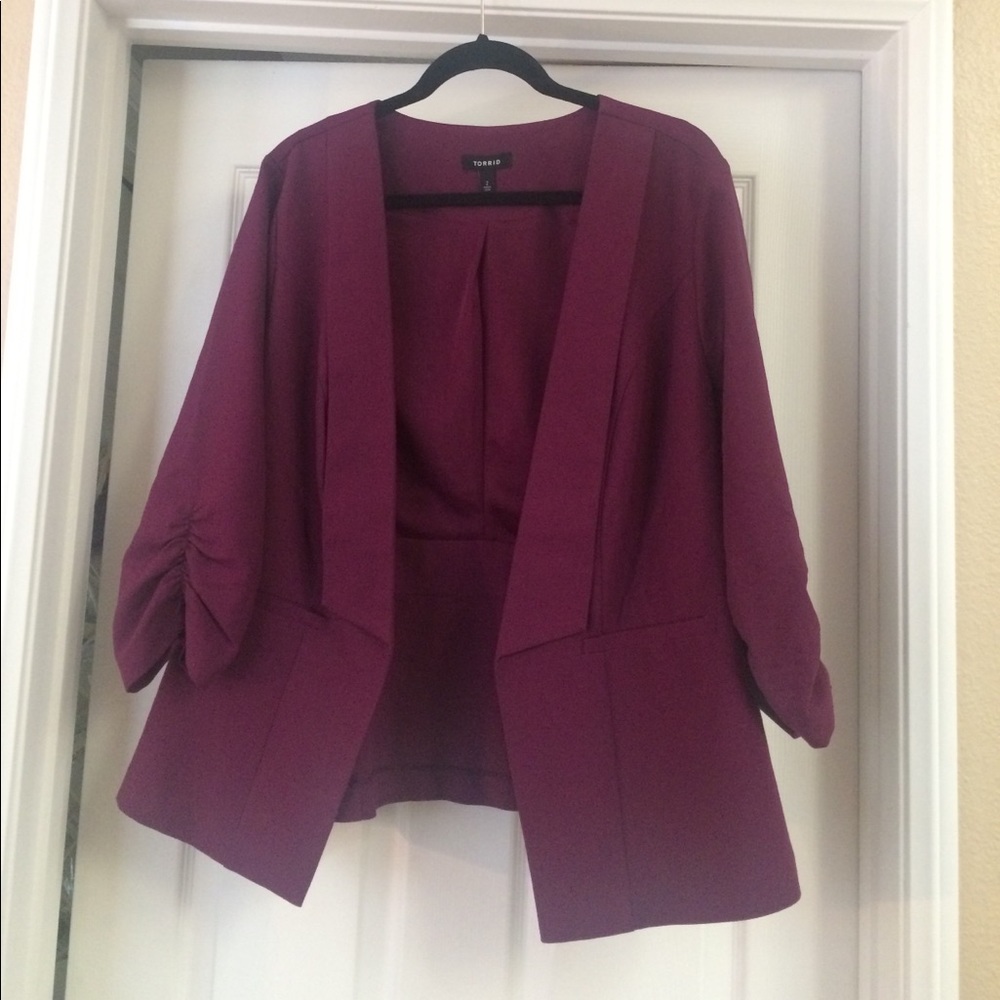 Torrid Plum Blazer